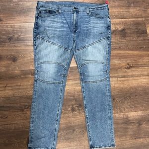 Men’s Excellent Condition True Religion Rocco Relaxed Skinny Jeans size 44